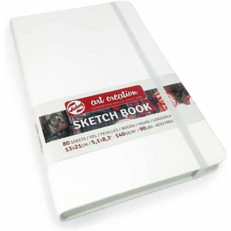 Libreta Art Creation Blanca 13x21cm 140gr 80hjas.-1