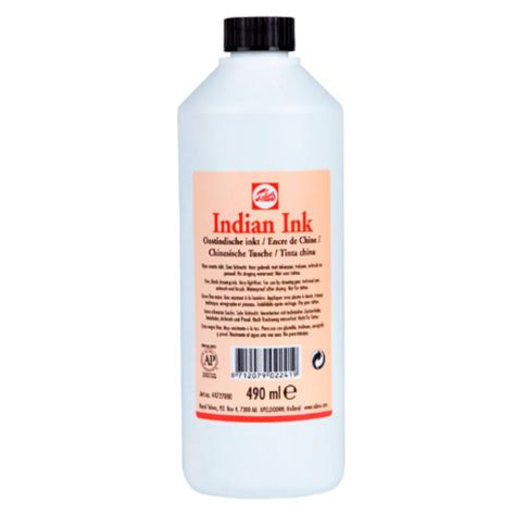 Tinta China Talens 490ml Negra-0