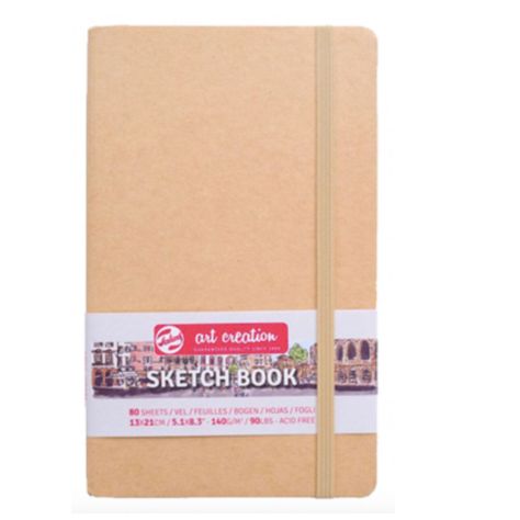 Libreta Art Creation Kraft 13x21cm 140gr 80hjas.-0