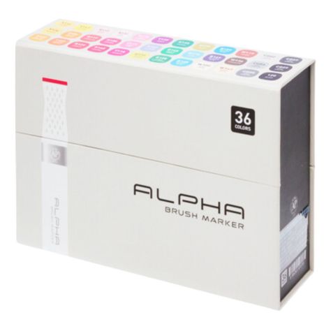 Marcadores Alpha Brush Set 36 Colores-3