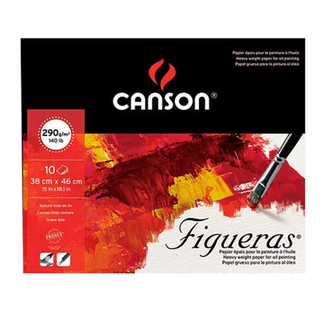 Block Óleo Figueras Canson 290gr 10 Hojas 38 x 46cm-0