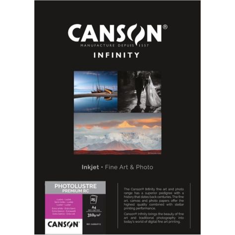 Canson Infinity Photo Lustre Premium RC 310gr Lustrado A4-0