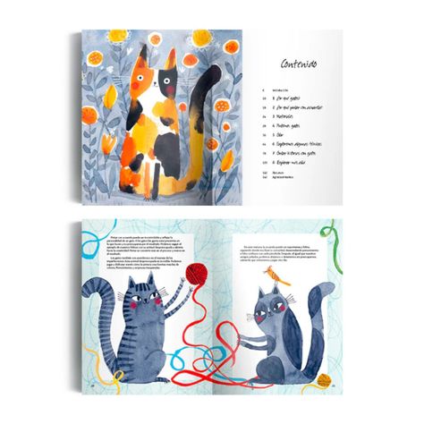 Libro Acuarela y Gatos Terry Runyan-2