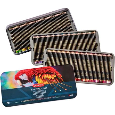 Set 150 Lápices de Colores Derwent Chromaflow-0