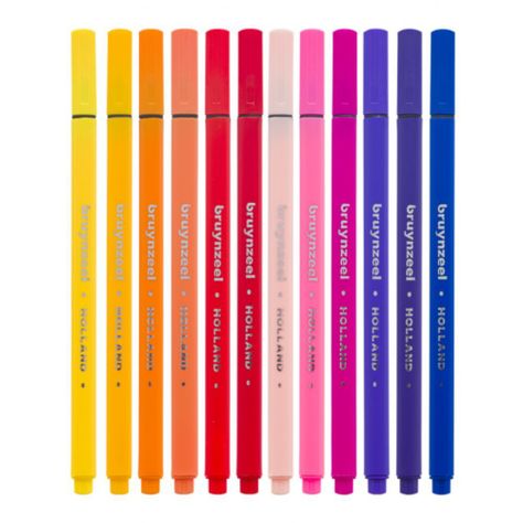 Marcadores Punta Fina Bruynzeel Set 24 Colores-1