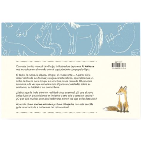 Libro Cómo Son Los animales Y Cómo Dibujarlos Ai Akikusa-1