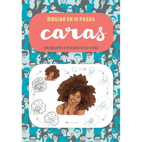 Libro Dibujar en 10 Pasos Caras Justine Lecouffe-0
