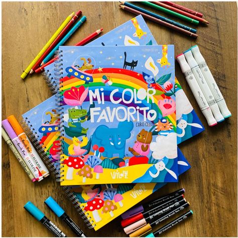 Libro para Colorear Mi color Favorito Caro Celis-2