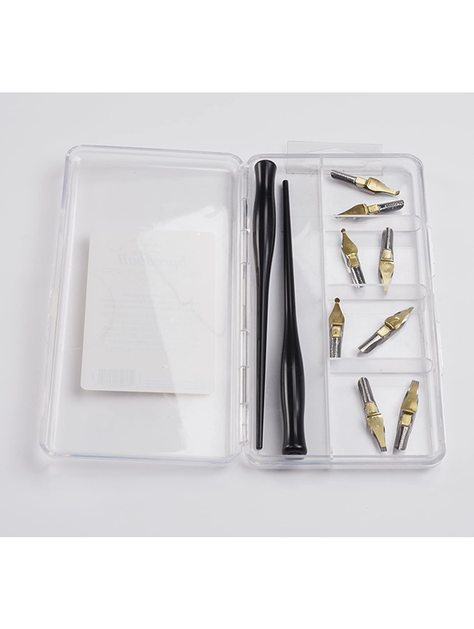 Caja De Plumines Para Caligrafía-1