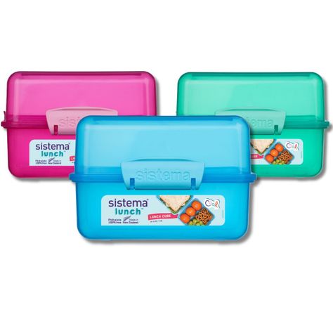 Pack 6 Tapers Almuerzo Sistema Colores Surtidos 1.4 Litros-0