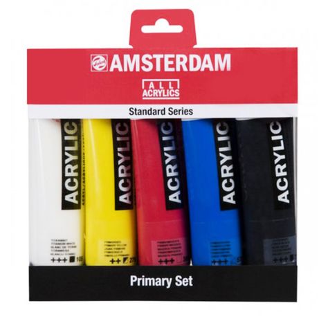 Acrílico Amsterdam Pack 5 Colores 120ml Primarios-0