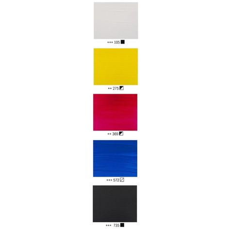 Acrílico Amsterdam Pack 5 Colores 120ml Primarios-2