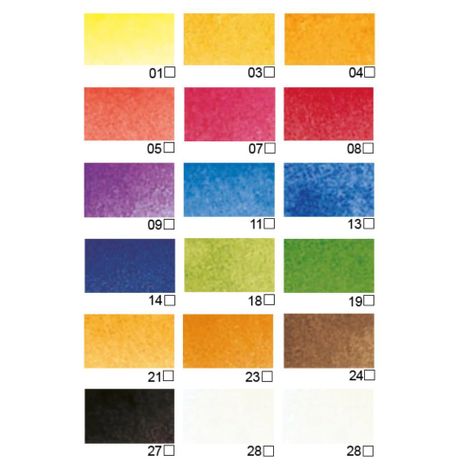 Acuarela Pebeo Studio Set 18 colores 12ml-1