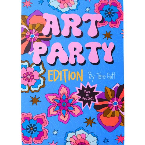 Libro para Colorear Art Party Girl Tere Gott-0