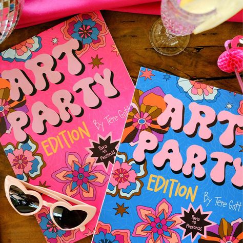 Libro para Colorear Art Party Girl Tere Gott-7