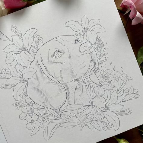 Libro para Colorear Mascotas y Flores Sun Diseño-1
