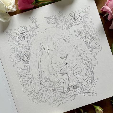 Libro para Colorear Mascotas y Flores Sun Diseño-2