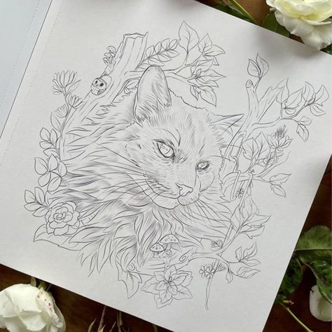 Libro para Colorear Mascotas y Flores Sun Diseño-3