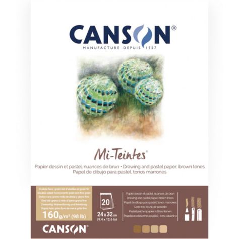 Block Pastel Canson Mi-Teintes 4 Tierra 160gr 32x41cm 20hjs-0