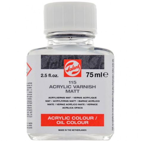 Barniz para Acrílico y Óleo 115 Talens Mate 75ml-0