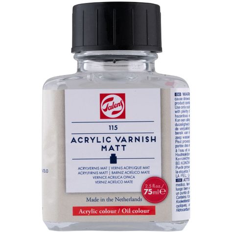 Barniz para Acrílico y Óleo 115 Talens Mate 75ml-1