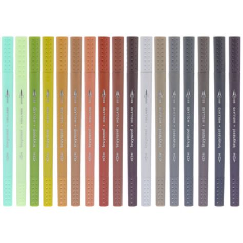 Marcadores Punta Fina/Pincel Bruynzeel 72 Colores-4