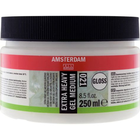 Medium Acrílico Gel Extraespesante Amsterdam Brillante 250ml-0