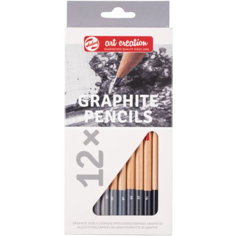 Set 12 Lápices Grafito Art Creation-0