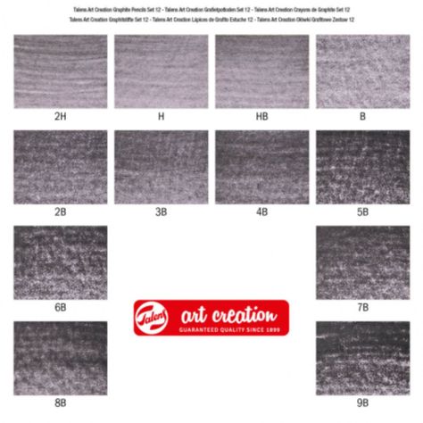 Set 12 Lápices Grafito Art Creation-2