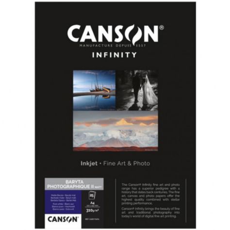 Canson Infinity Baryta Photographique II 310gr Mate A4 25hjs-0