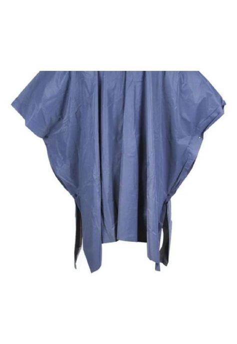 Capa De Agua Azul, Tipo Poncho - Talla Unica-1