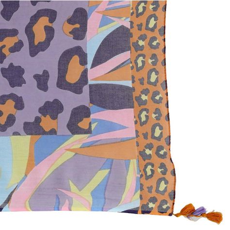 Pareo Pastel Cheeta Morado Humana-1