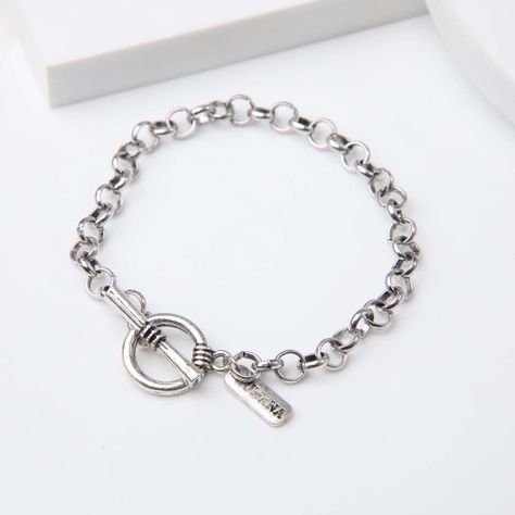 Pulsera Alginet Plateada Humana-0