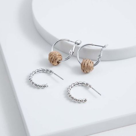 Set Aros Amarilis Beige Humana-0