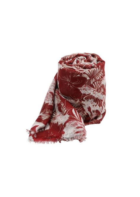 Pañuelo Estampado Glicina Rojo I-D-0
