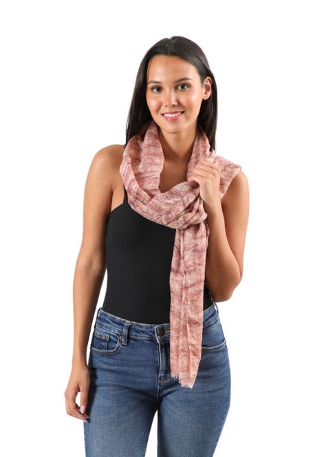 Pañuelo Estampado Picea Rosado I-D-1