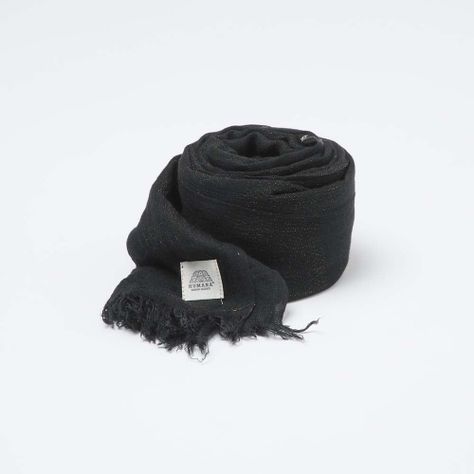 Pañuelo Liso Llanes Negro Humana-0