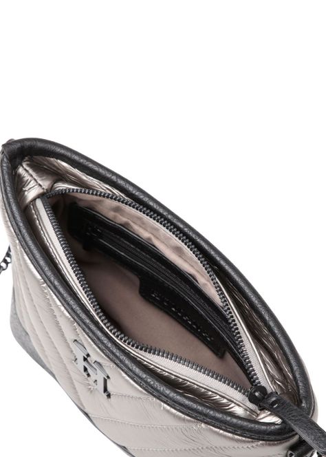 Cartera Mini Bag Adele Plateado Humana-3