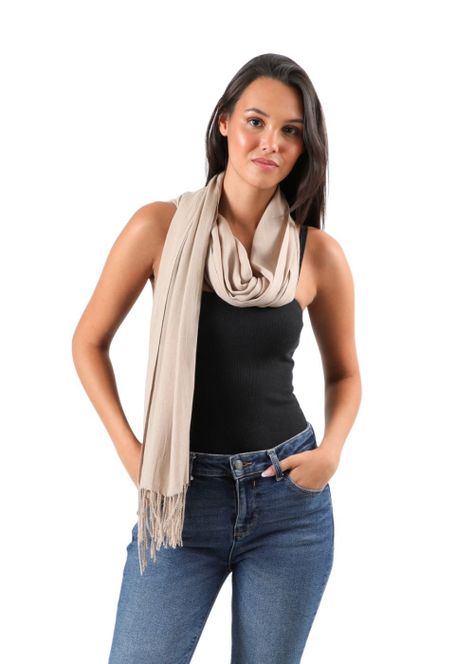 Pañuelo Liso Amelia Beige Humana-2