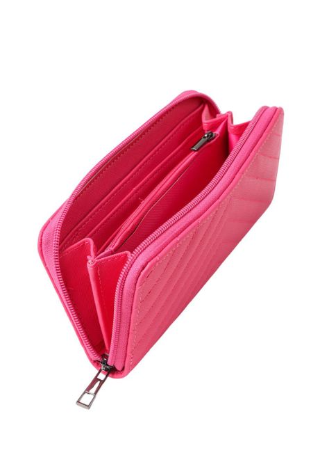 Billetera Grande Quilted Fuchsia i-D-1