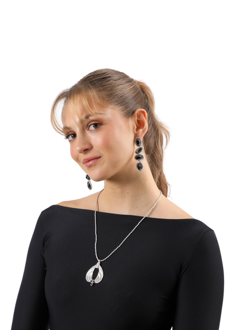 Collar Corto Nara Plateado Humana-1