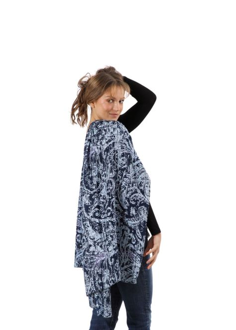 Pañuelo Estampado Grace Azul Humana-2