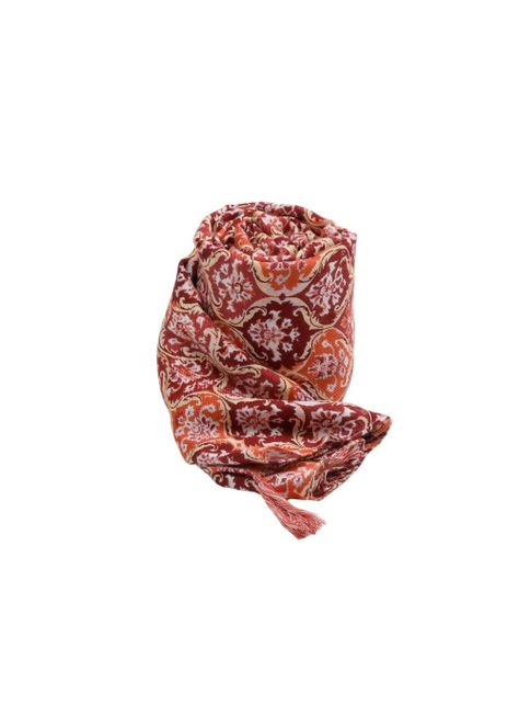 Pañuelo Estampado Elena Rojo Humana-0