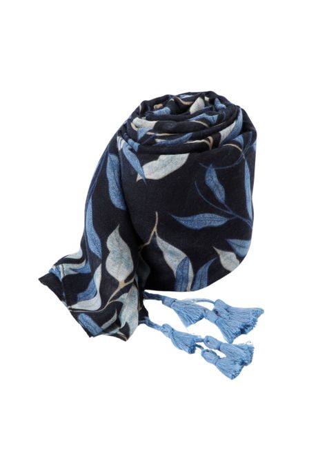 Pañuelo Estampado Manzanilla Azul i-D-0