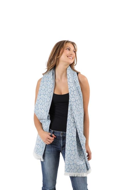 Pañuelo Jacquard Harper Azul Humana-2