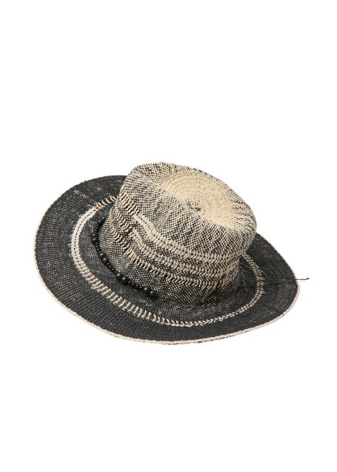 Sombrero Mostacillas Blanco Humana-1