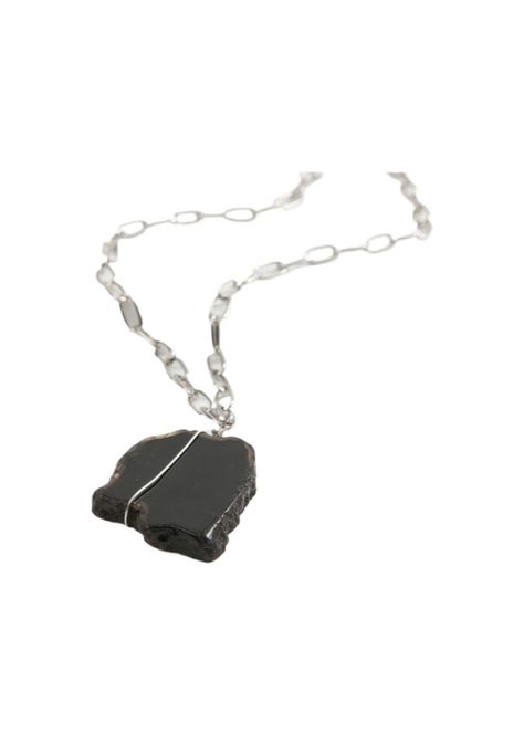 Collar Corto Rough Negro Humana-0
