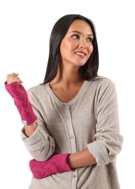 Guante  Lana Jazmín Fucsia Humana-2