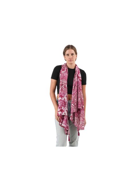 Pañuelo Estampado Solano Morado i-D-1
