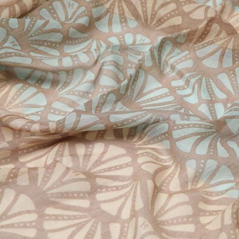Pañuelo Estampado Coralia Café Humana-1